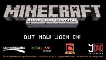 Minecraft zosta wydany na konsol XBOX 360 - X360 - dnia 9 maja 2012 - minecraft xbox 360 edition - xbox live